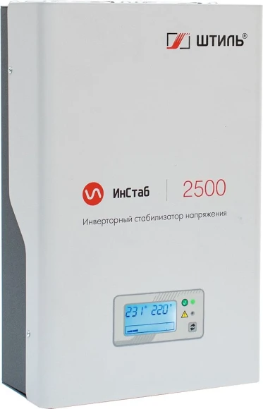 Стабилизатор напряжения Штиль ИнСтаб IS2500 2000Вт 2500ВА белый Стабилизатор напряжения Штиль ИнСтаб IS2500 2000Вт 2500ВА белый