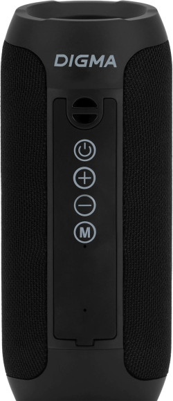 Колонка порт. Digma D-PS1510 черный 10W 2.0 BT 10м 1200mAh