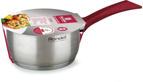 Ковш Rondell Strike RDS-812 1.3л. d=16см (с крышкой) стальной
