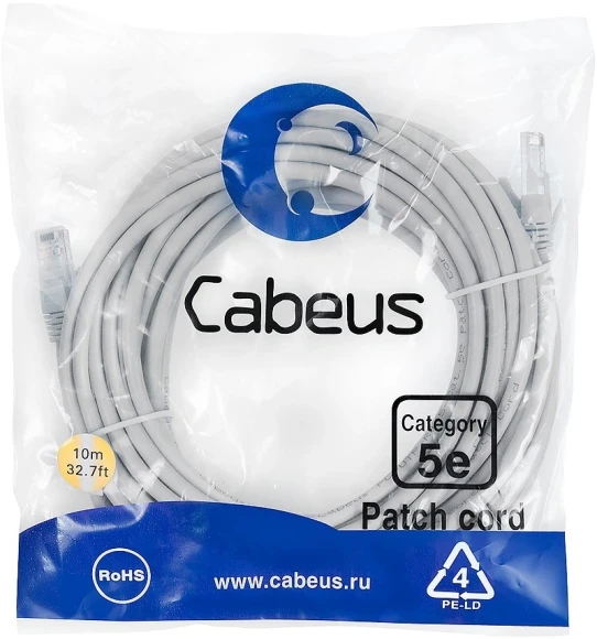 Патч-корд Cabeus PC-UTP-RJ45-CAT.5E-2M-BK U/UTP RJ-45 вил.-вилка RJ-45 кат.5E 2м черный ПВХ Патч-корд Cabeus PC-UTP-RJ45-CAT.5E-2M-BK U/UTP RJ-45 вил.-вилка RJ-45 кат.5E 2м черный ПВХ