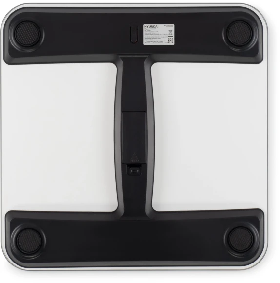 Весы напольные электронные Hyundai H-BS03680 макс.180кг голубой