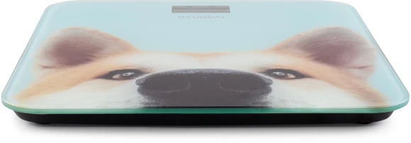 Весы напольные электронные Hyundai H-BS03680 макс.180кг голубой