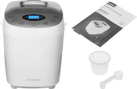 Хлебопечь Hyundai HYBM-4083 850Вт белый/серебристый