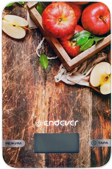 Весы кухонные электронные Endever Chief 507 макс.вес:5кг рисунок/яблоко