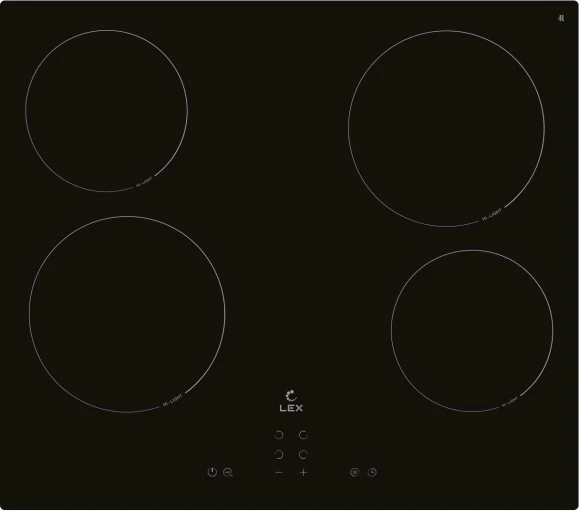 Варочная поверхность Lex EVH 640B BL черный