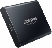 Накопитель SSD Samsung USB-C 1Tb MU-PA1T0B/WW T5 1.8" черный