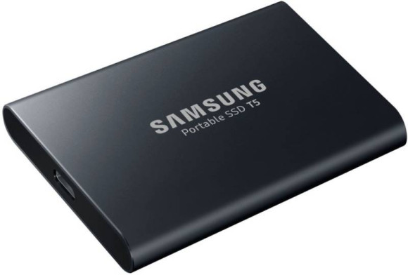 Накопитель SSD Samsung USB-C 1Tb MU-PA1T0B/WW T5 1.8" черный