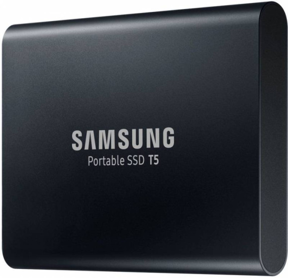 Накопитель SSD Samsung USB-C 1Tb MU-PA1T0B/WW T5 1.8" черный