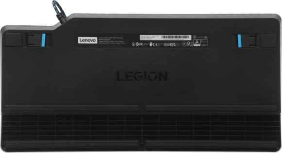 Клавиатура Lenovo K500 RGB механическая черный USB Multimedia for gamer LED (подставка для запястий) (GY40T26479) кабель 1.8м