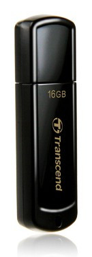 Флеш Диск Transcend 16Gb Jetflash 350 TS16GJF350 USB2.0 черный