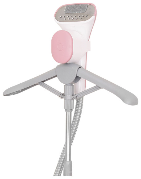 Отпариватель напольный Hyundai H-US02456 1800Вт белый/розовый Отпариватель напольный Hyundai H-US02456 1800Вт белый/розовый