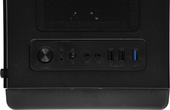 Корпус Formula CL-3301B TG черный без БП ATX 7x120mm 2xUSB2.0 1xUSB3.0 audio bott PSU