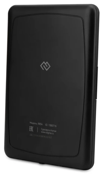 Электронная книга Digma R654 6" E-ink HD Pearl 1024x758 600MHz/4Gb/microSDHC/подсветка дисплея графит