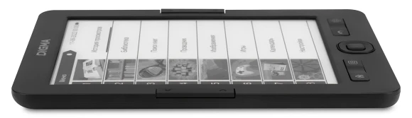 Электронная книга Digma R654 6" E-ink HD Pearl 1024x758 600MHz/4Gb/microSDHC/подсветка дисплея графит