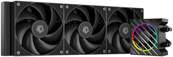 Система водяного охлаждения ID-Cooling DASHFLOW 360 XT LITE Soc-AM5/AM4/1151/1200/2066/1700 4-pin 16-34dB Al+Cu 350W LED Ret