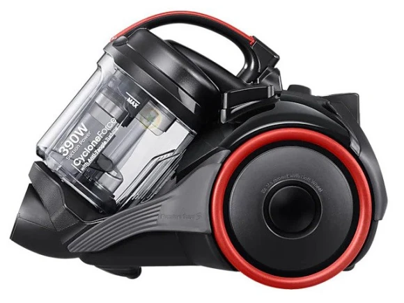 Пылесос Samsung VC15K4116VR/EV 1500Вт красный/черный