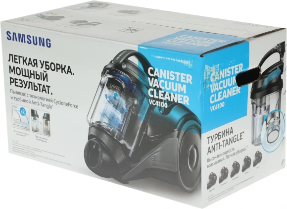Пылесос Samsung VC15K4116VR/EV 1500Вт красный/черный