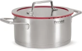 Кастрюля Rondell Verter RDS-2029 2.6л. d=20см (с крышкой) стальной Кастрюля Rondell Verter RDS-2029 2.6л. d=20см (с крышкой) стальной