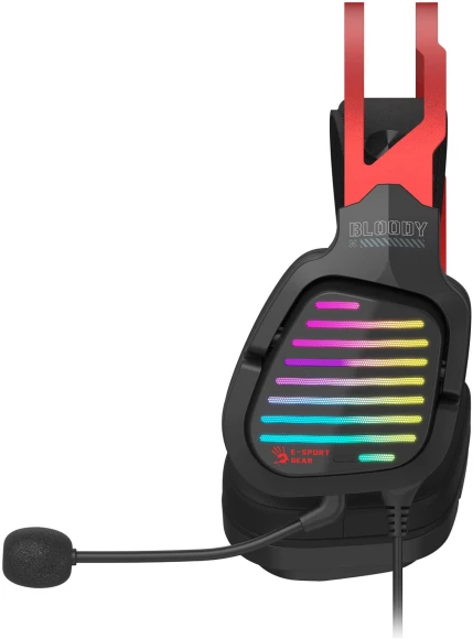 Наушники с микрофоном A4Tech Bloody G560 черный/красный 2м мониторные оголовье (G560 SPORTS RED) Наушники с микрофоном A4Tech Bloody G560 черный/красный 2м мониторные оголовье (G560 SPORTS RED)