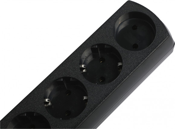 Сетевой фильтр Most HPw 5м (6 розеток) черный (коробка)