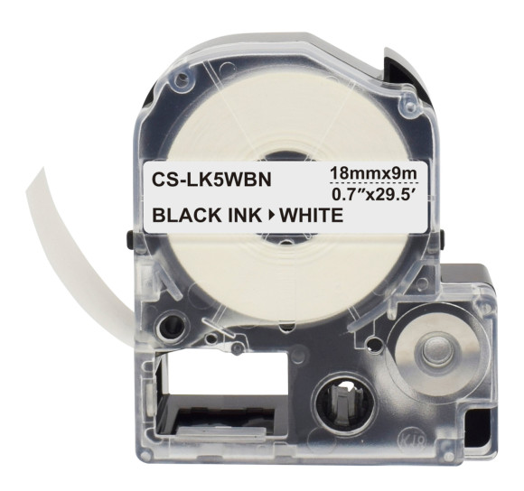 Картридж ленточный Cactus CS-LK5WBN LK-5WBN черный на белом 18x9 для Epson LW300/LW400/LW700/LW600P/LW1000P Картридж ленточный Cactus CS-LK5WBN LK-5WBN черный на белом 18x9 для Epson LW300/LW400/LW700/LW600P/LW1000P