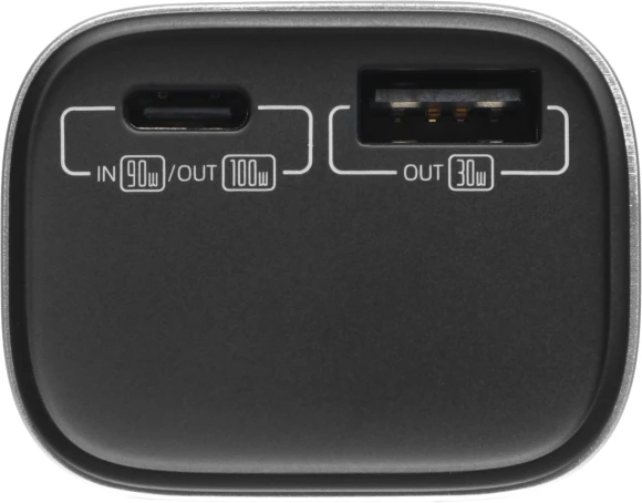 Мобильный аккумулятор Romoss PPU10 10000mAh QC/PD 130W 5A USB-A/USB-C серебристый/черный Мобильный аккумулятор Romoss PPU10 10000mAh QC/PD 130W 5A USB-A/USB-C серебристый/черный