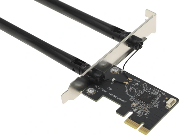 Сетевой адаптер Wi-Fi + Bluetooth Mercusys MA30E AC1200 PCI Express (ант.внеш.несъем.) 2ант.