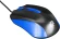 Мышь Оклик 225M черный/синий оптическая 1200dpi USB 3but (288233)
