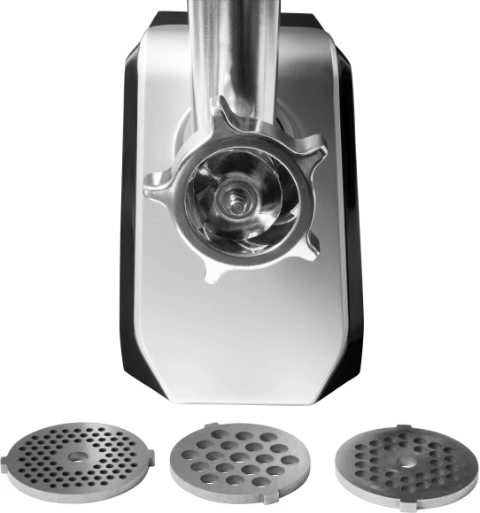 Мясорубка Hyundai HY-MG4422 1200Вт черный/серебристый