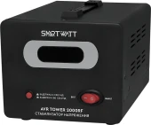 Стабилизатор напряжения Smartwatt AVR Tower 2000RF 2000ВА черный Стабилизатор напряжения Smartwatt AVR Tower 2000RF 2000ВА черный