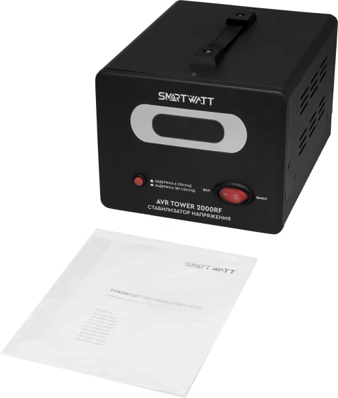 Стабилизатор напряжения Smartwatt AVR Tower 2000RF 2000ВА черный Стабилизатор напряжения Smartwatt AVR Tower 2000RF 2000ВА черный