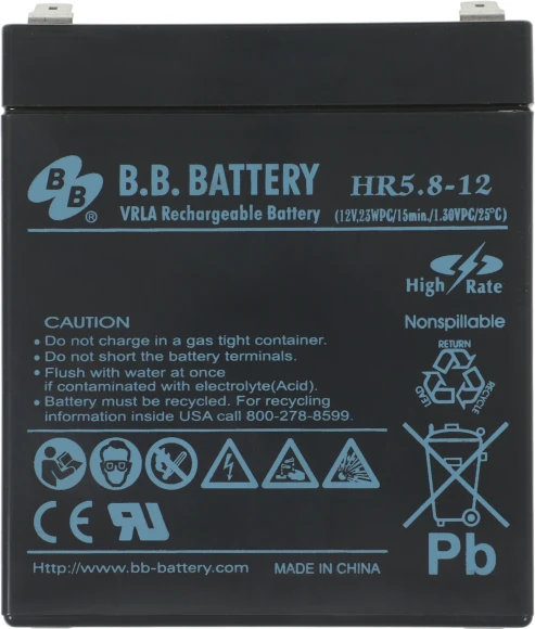 Батарея для ИБП BB HR 5,8-12 12В 5.8Ач