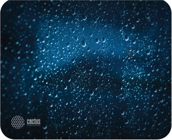 Коврик для мыши Cactus Water Drops рисунок 220x180x2мм (CS-MPC-P05XS)