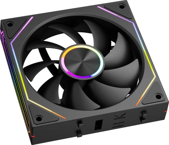 Вентилятор для корпуса PcCooler F3 X120 BK ARGB 120х120x25 черный 4-pin 28.4дБ (F3X120-BKAC112-GL) Ret