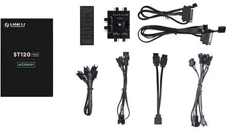 Вентилятор для корпуса Lian-Li ST120 ARGB 120х120x25 белый 4-pin 32.0дБ (упак.:3шт) (G99.12ST3W.00) Ret