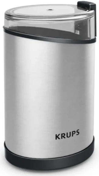 Кофемолка Krups GX204D10 200Вт сист.помол.:ротац.нож вместим.:85гр серебристый/черный