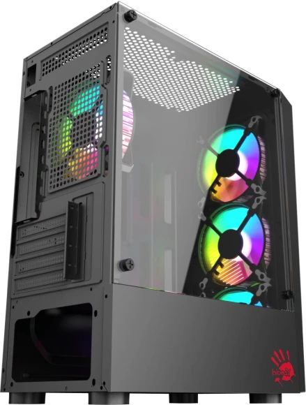 Корпус Bloody BD-CC102F черный без БП mATX 4x120mm 2xUSB2.0 1xUSB3.0 audio bott PSU Корпус Bloody BD-CC102F черный без БП mATX 4x120mm 2xUSB2.0 1xUSB3.0 audio bott PSU