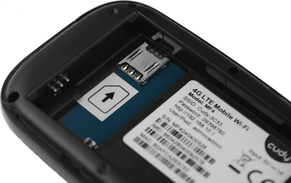 Роутер беспроводной Cudy MF4 3G/4G cat.4 черный Роутер беспроводной Cudy MF4 3G/4G cat.4 черный