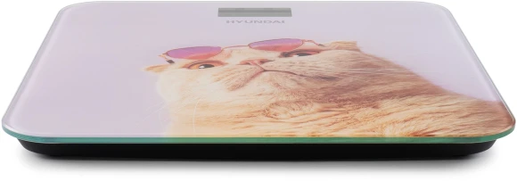 Весы напольные электронные Hyundai H-BS03456 макс.180кг сиреневый