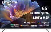 Телевизор QLED Skyworth 65" 65Q66H Eye Care Frameless черный 4K Ultra HD 120Hz MEMC DVB-T DVB-T2 DVB-C DVB-S DVB-S2 USB WiFi Smart TV Телевизор QLED Skyworth 65" 65Q66H Eye Care Frameless черный 4K Ultra HD 120Hz MEMC DVB-T DVB-T2 DVB-C DVB-S DVB-S2 USB WiFi Smart TV