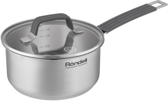 Ковш Rondell Normanne RDS-1812 1.3л. d=16см (с крышкой) стальной Ковш Rondell Normanne RDS-1812 1.3л. d=16см (с крышкой) стальной