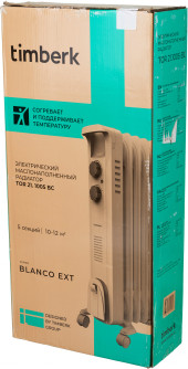 Радиатор масляный Timberk TOR 21.1005 BC 1000Вт белый Радиатор масляный Timberk TOR 21.1005 BC 1000Вт белый