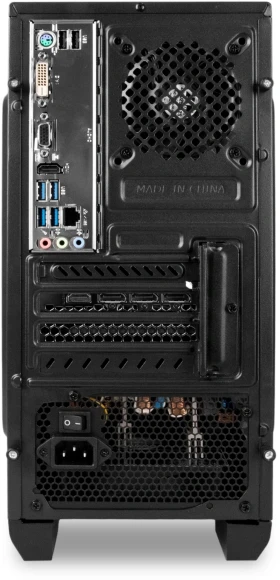 ПК IRU Tactio 310H6GE MT i5 13400F (2.5) 16Gb SSD512Gb RTX3050 6Gb без ОС GbitEth 500W черный (RUS) (2116869)