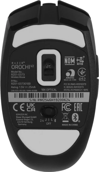 Мышь Razer Orochi V2 черный оптическая 18000dpi беспров. BT/Radio USB 6but (RZ01-03730100-R3G1)
