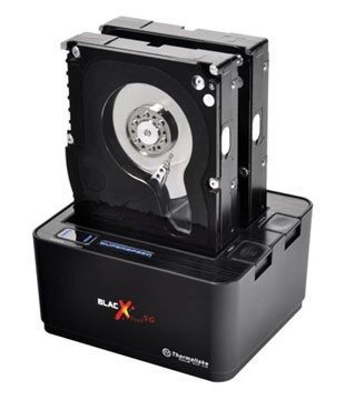 Док-станция для HDD Thermaltake BlacX Duet 5G ST0022E SATA USB3.0 пластик черный 2