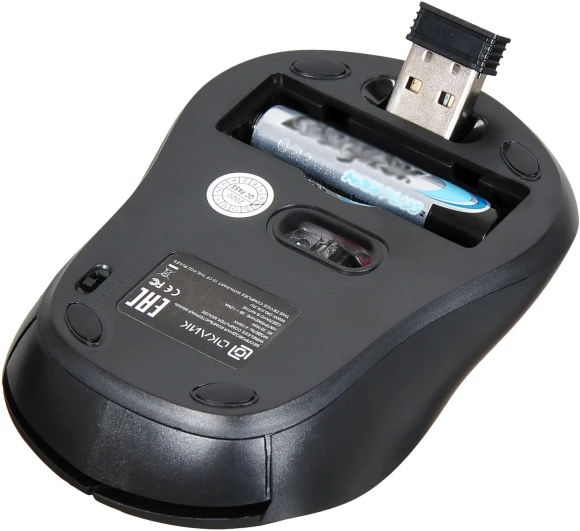Мышь Оклик 415MW черный оптическая 1600dpi беспров. USB для ноутбука 4but (351684) Мышь Оклик 415MW черный оптическая 1600dpi беспров. USB для ноутбука 4but (351684)