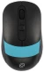 Мышь Оклик 310MW черный/синий оптическая 3200dpi беспров. USB для ноутбука 4but (1869090)