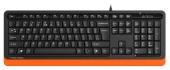 Клавиатура A4Tech Fstyler FKS10 черный/оранжевый USB (FKS10 ORANGE)