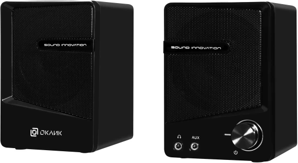 Колонки Оклик OK-126 2.0 черный 6Вт Колонки Оклик OK-126 2.0 черный 6Вт