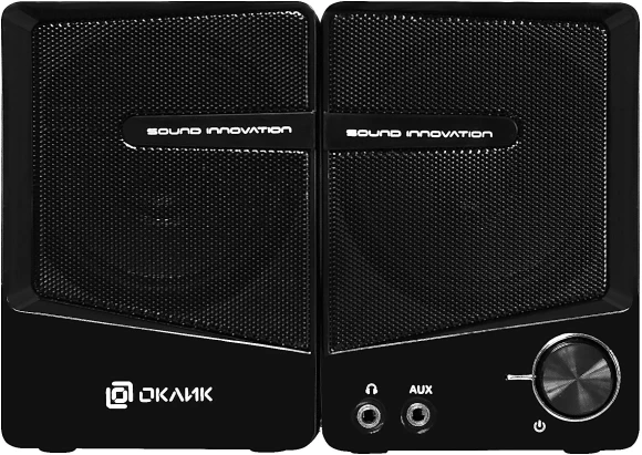 Колонки Оклик OK-126 2.0 черный 6Вт Колонки Оклик OK-126 2.0 черный 6Вт